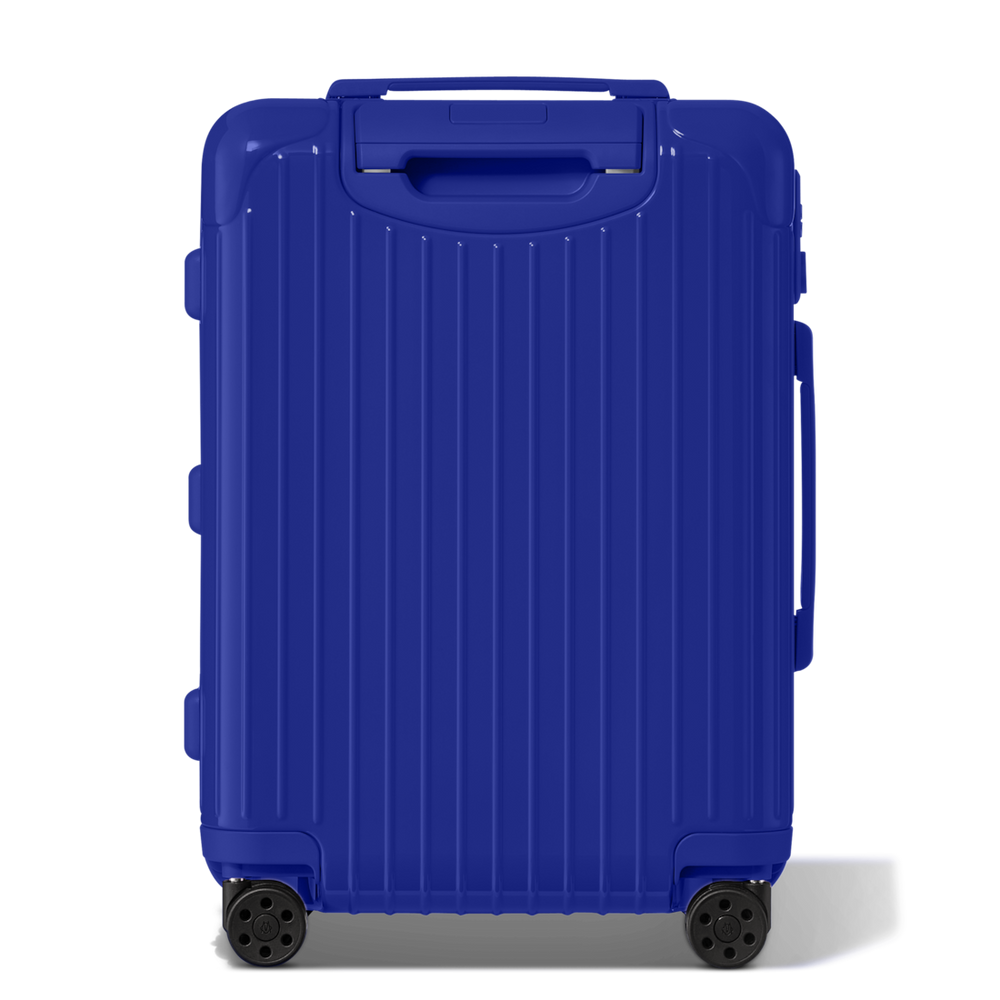 RIMOWA Essential Cabin – Gloss Ultramarine Blue – view 4 on white background