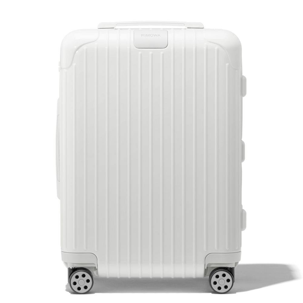RIMOWA Essential Cabin – Gloss White – view 1 on white background
