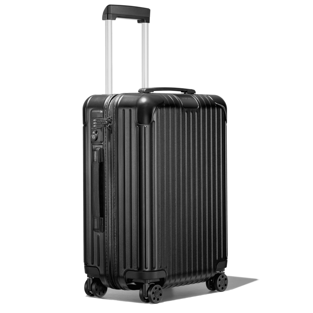 RIMOWA Essential Cabin – Matte Black – view 2 on white background