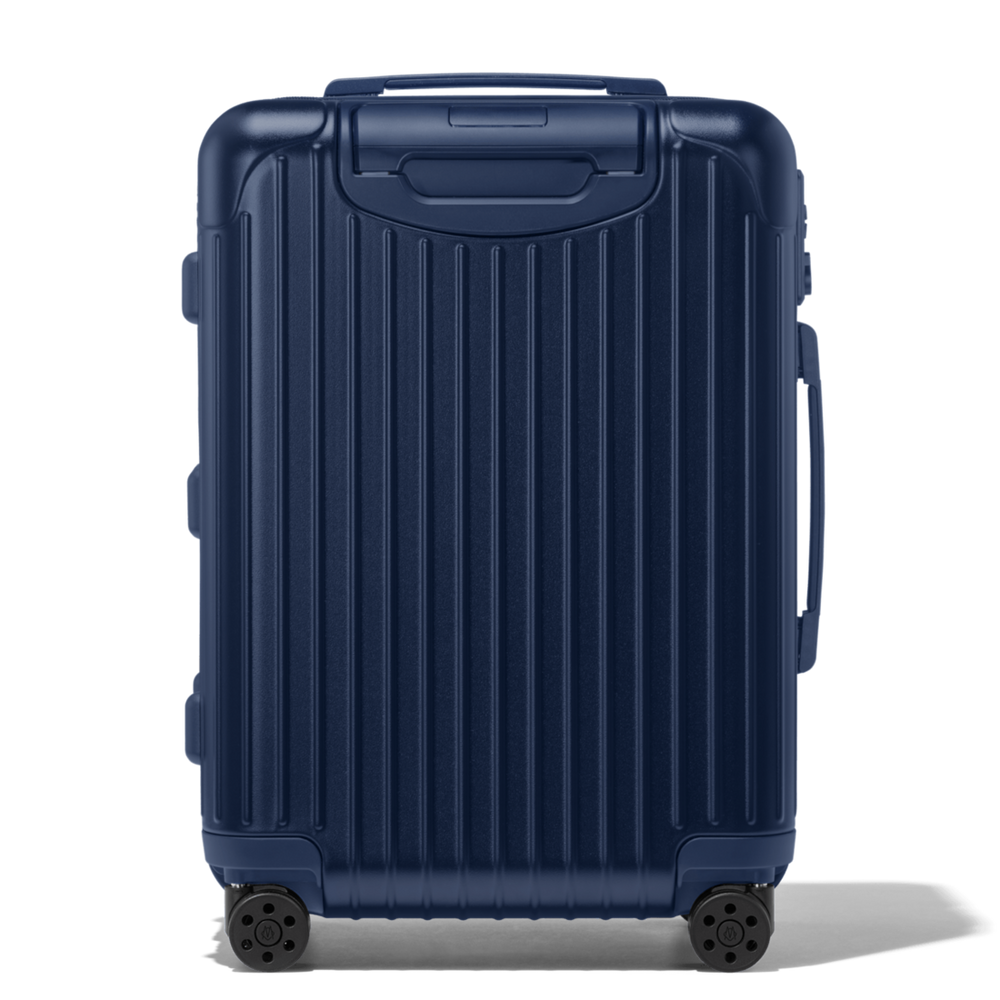 RIMOWA Essential Cabin – Matte Blue – view 4 on white background