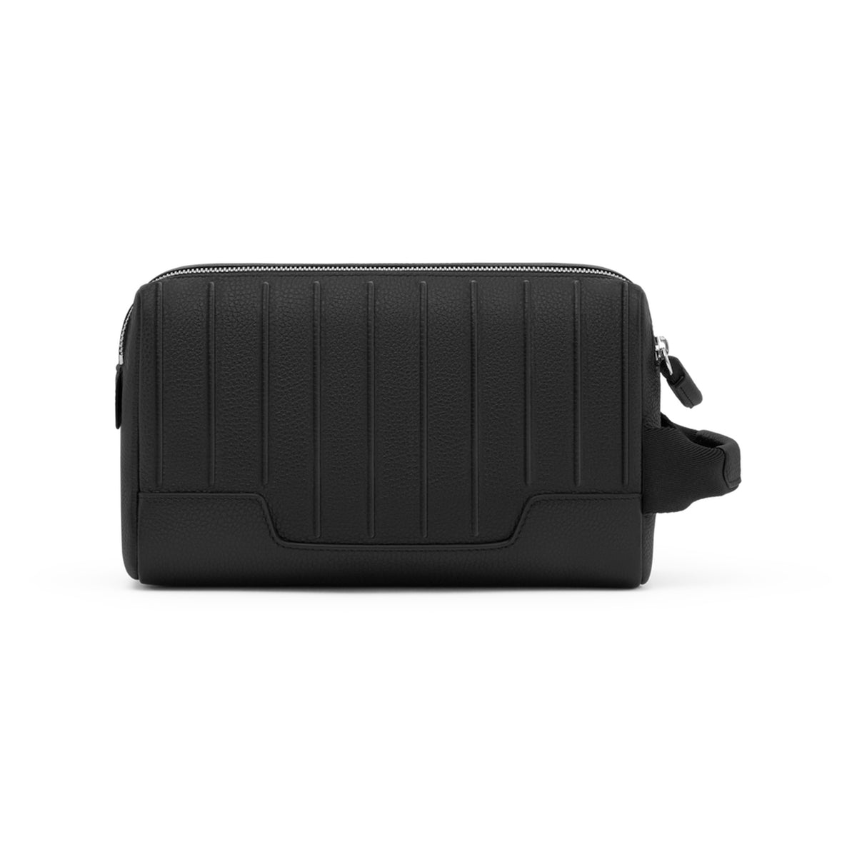 RIMOWA Never Still Leather Toiletry Bag Black — back view